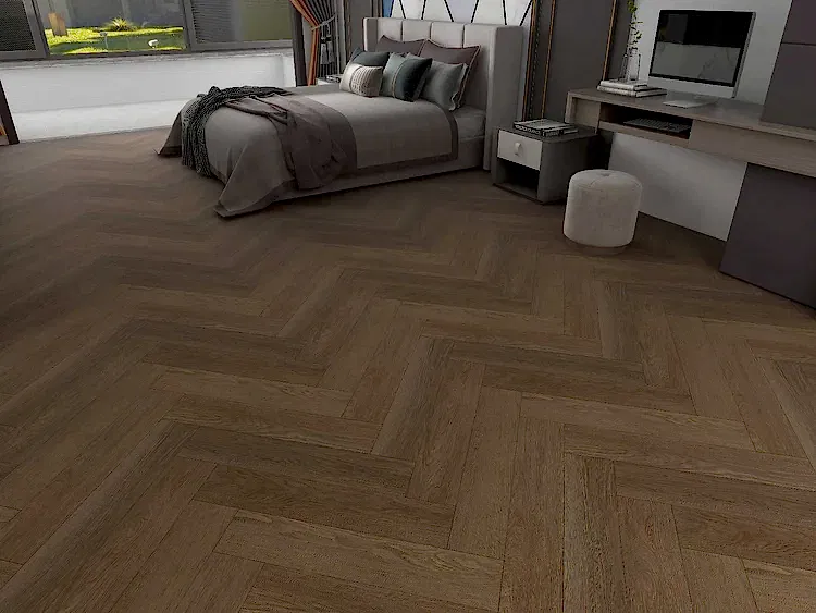 Walnut Meşe Balıksırtı SPC Parke