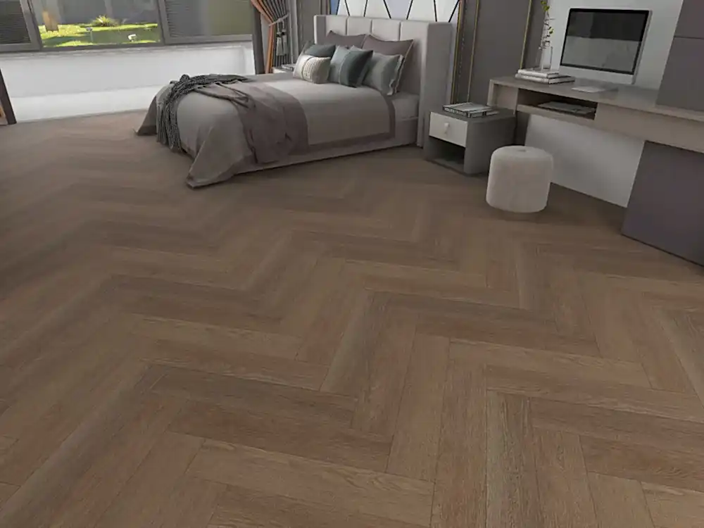 Walnut Meşe Balıksırtı SPC Parke