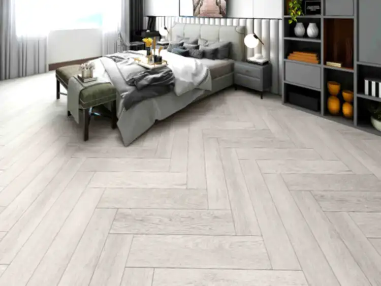 Scraped Meşe Balıksırtı SPC Parke